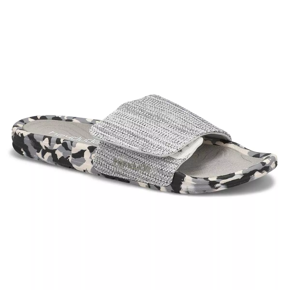 Affordable Heydude, Claquette PHOENIX SLIDE, gris, hommes 0121