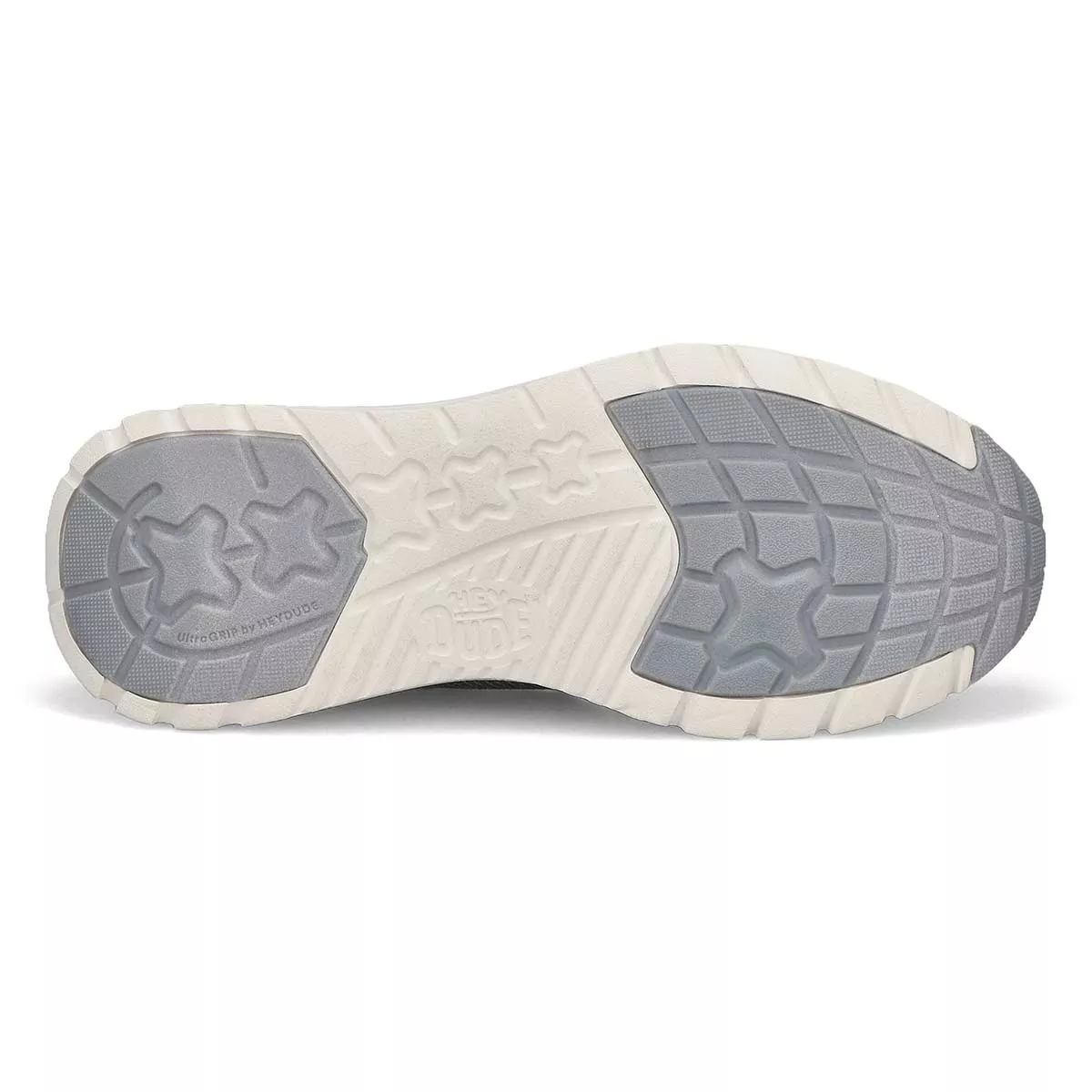 Affordable Heydude, Men's Sirocco Knit Sneaker - Light Grey White 0121