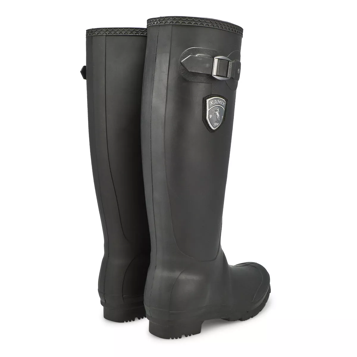 Affordable Kamik, Women's Jennifer Side Buckle Rain Boot - Black 0129