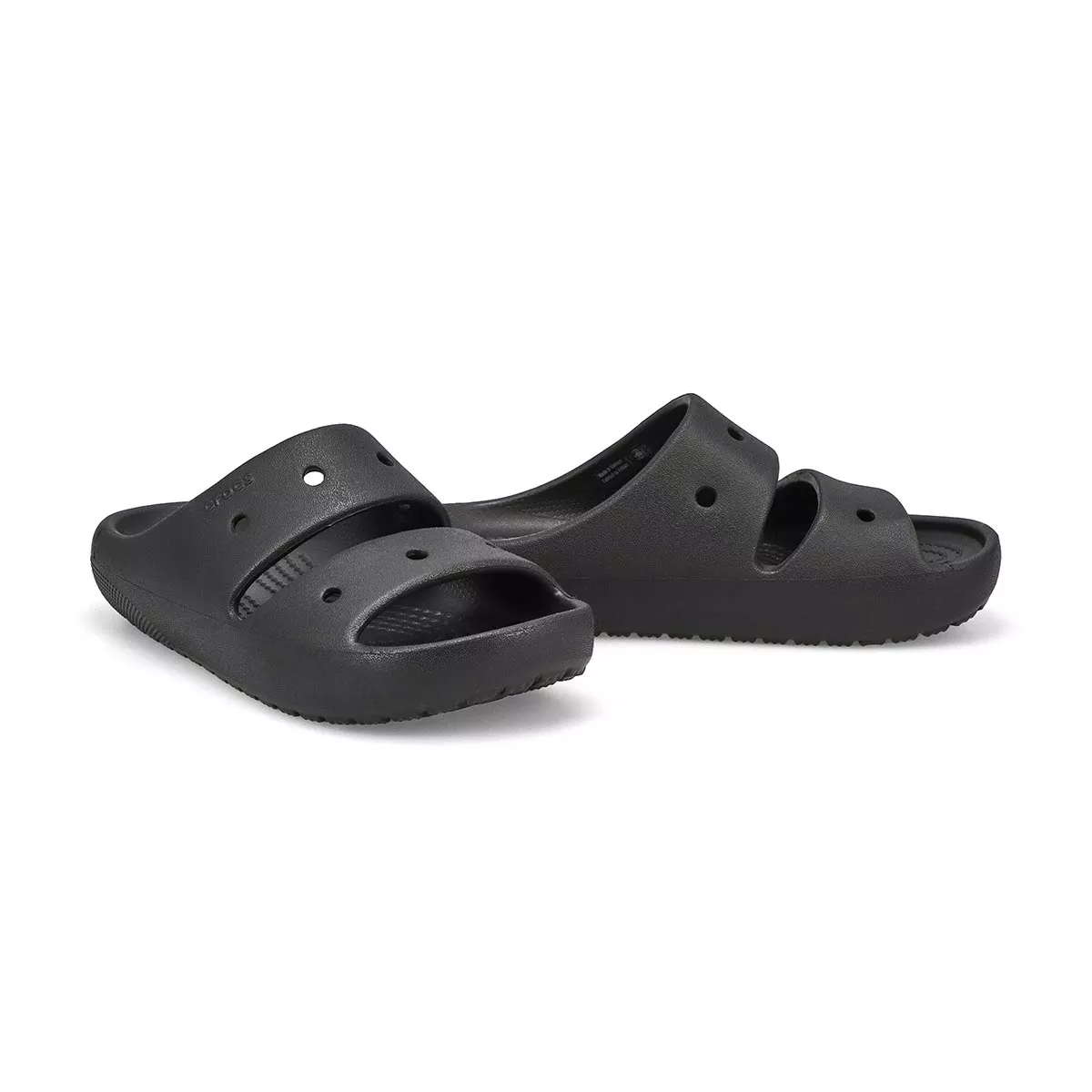 Cheap Crocs, Kids'  Classic Slide Sandal - Black 0123