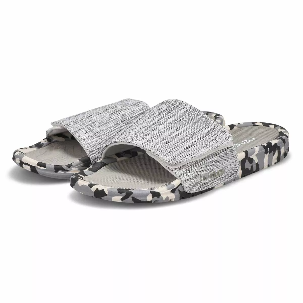 Affordable Heydude, Claquette PHOENIX SLIDE, gris, hommes 0121