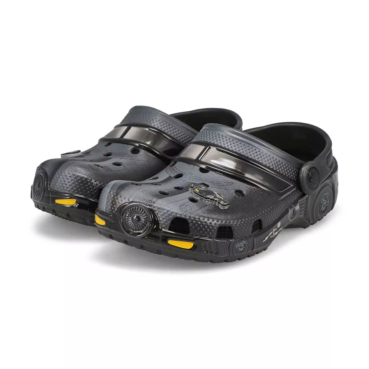 Affordable Crocs, Kids'  Batman Batmobile Classic EVA Comfort Clog - Black 0123