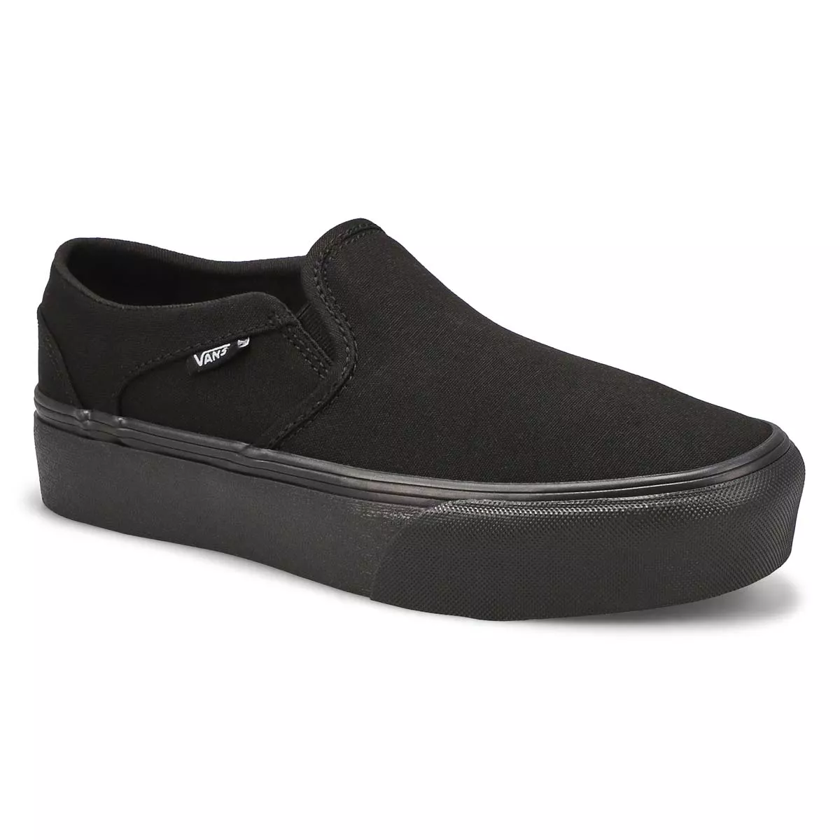 Cheap Vans, Baskets à enfiler ASHER PLATFORM, noir noir, femmes 0113