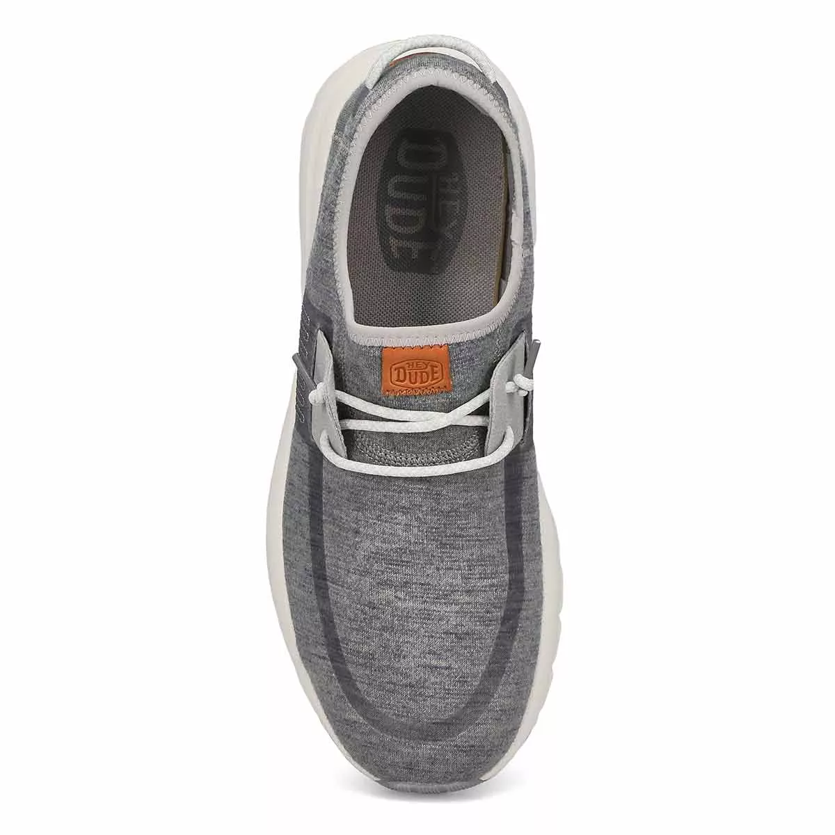 Affordable Heydude, Men's Sirocco Knit Sneaker - Light Grey White 0121