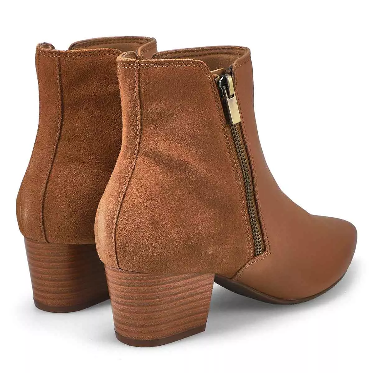 Affordable Clarks, Women's Ellanie Vibe Ankle Boot - Taupe 0119