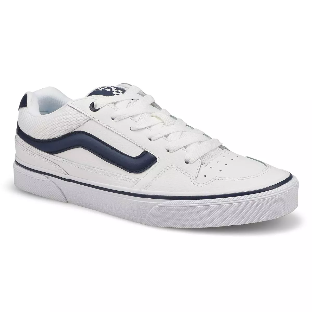 Cheap Vans, Men's Caldrone Sneaker - Blue White 0113