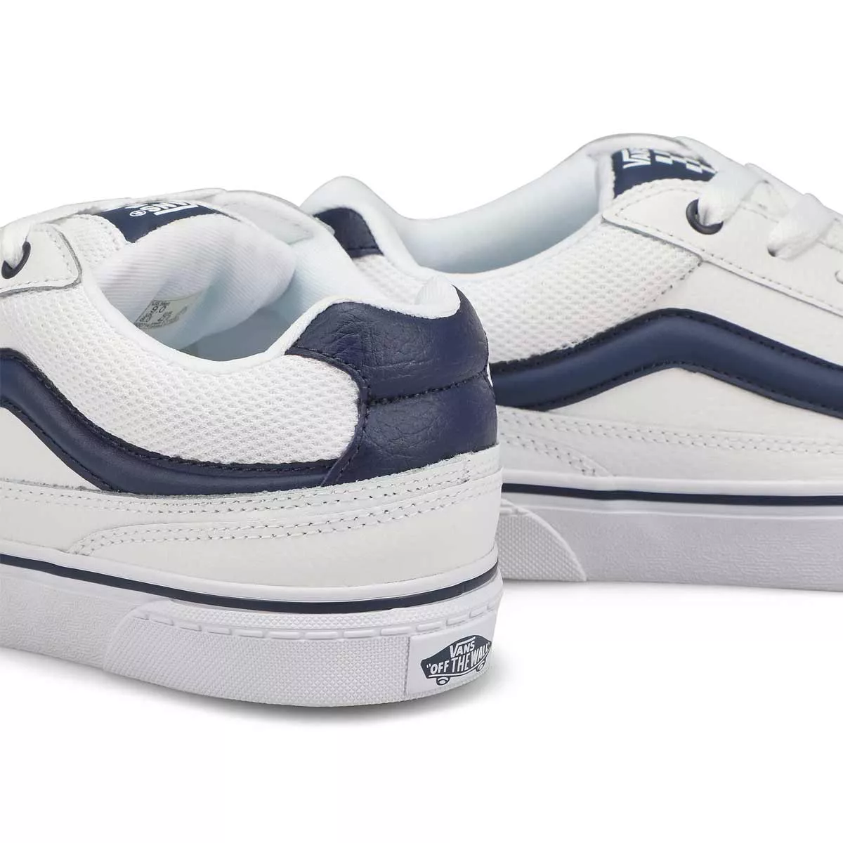 Cheap Vans, Men's Caldrone Sneaker - Blue White 0113