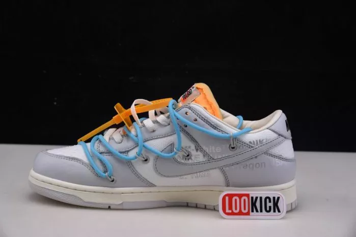 Cheap OFF-WHITE X NIKE SB DUNK LOW OW WHITE GREY BLUE DM1602-115 0113