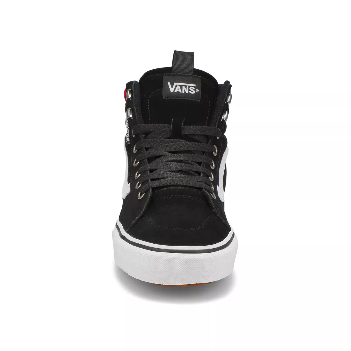 Affordable Vans, Men's Filmore Hi Vansguard Sneaker - Black Red 0113