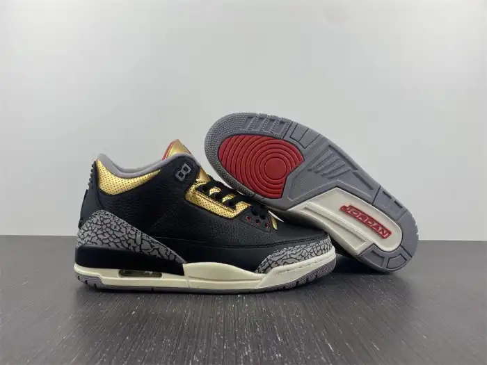 Cheap Air Jordan 3 WMNS Black Gold CK9246-067 0128