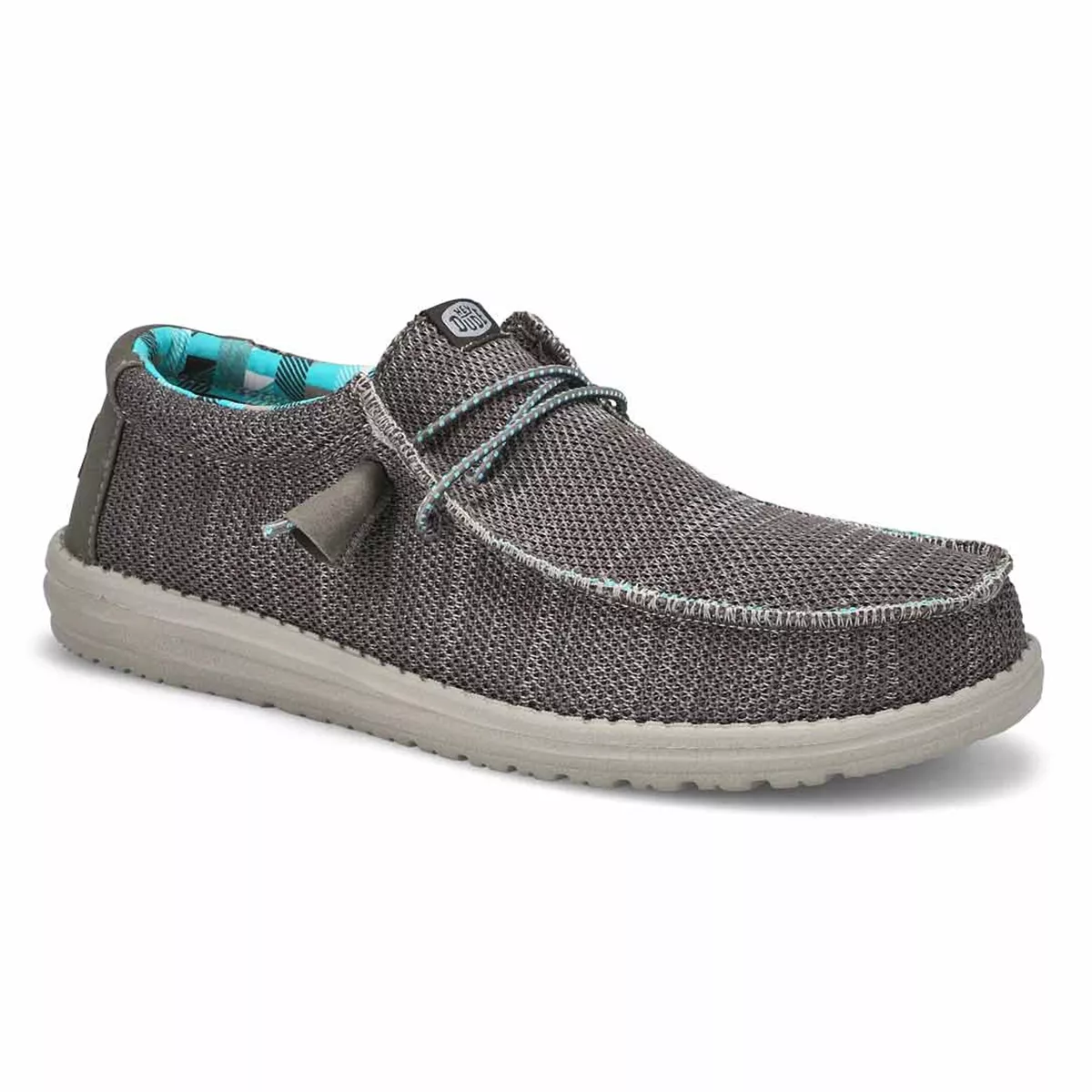 Affordable Heydude, Men's Wally Sox Casual Shoe - Charcoal 0122