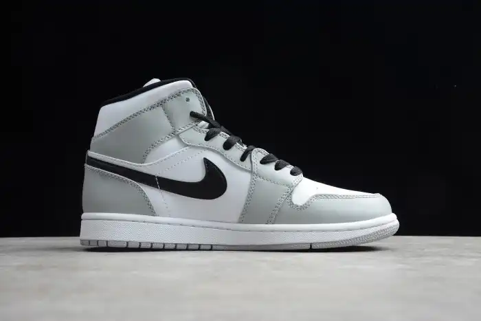 Affordable AIR Jordan 1 Mid Light Smoke Grey 554724-092 0130