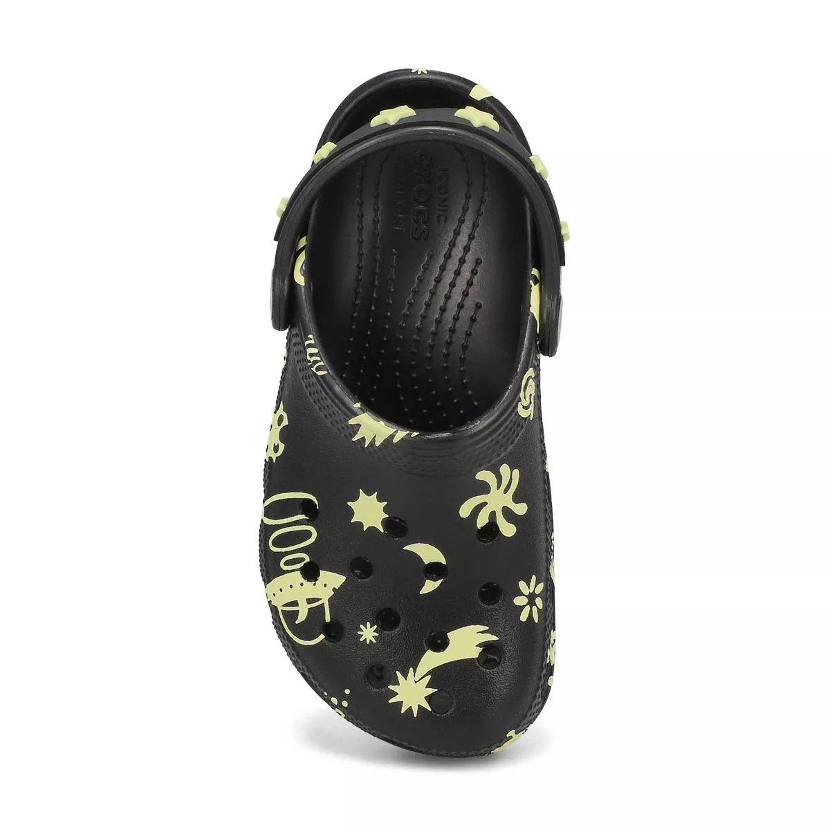 Affordable Crocs, Sabot de confort CLASSIC GLOW SPACE EVA, noir, enfants 0131