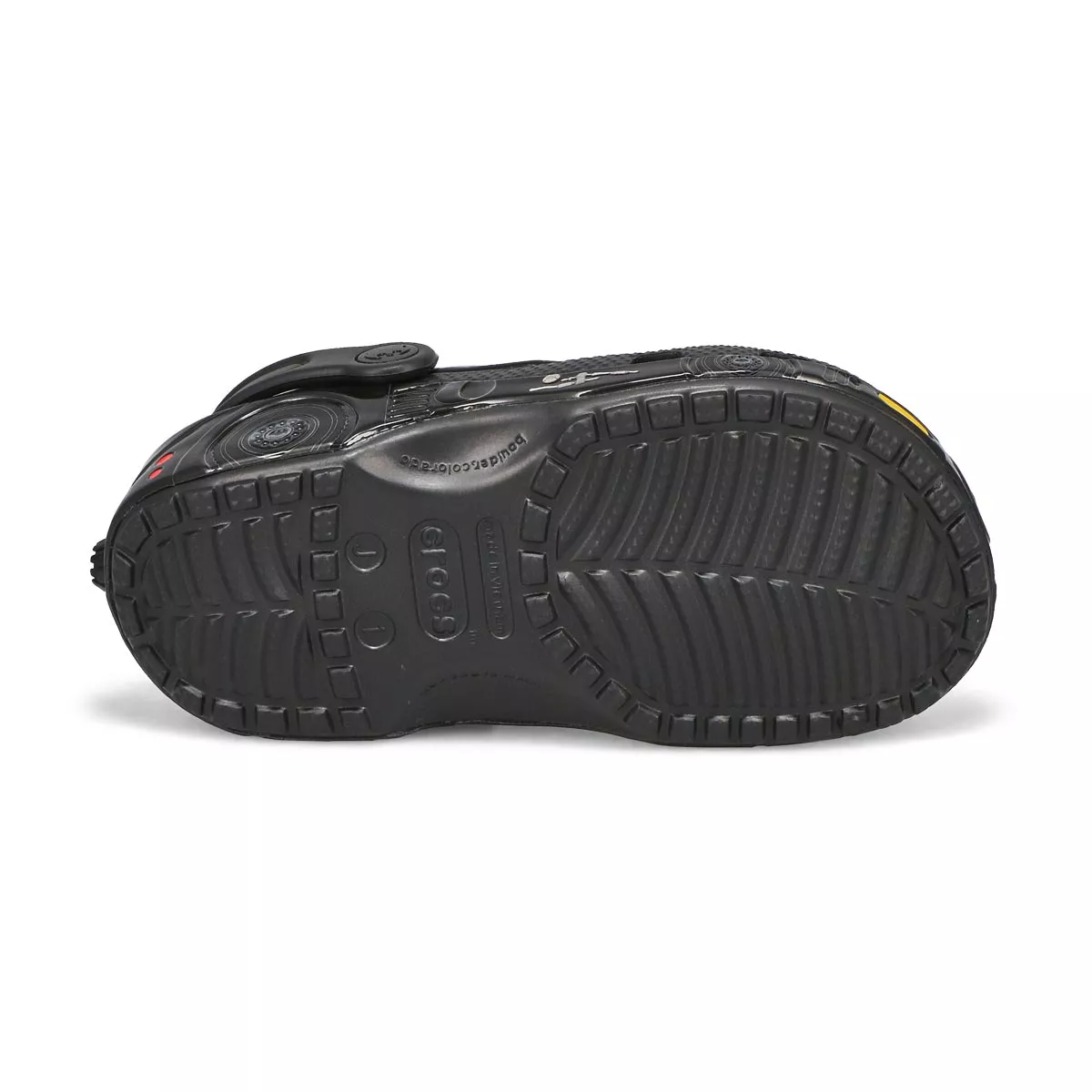 Affordable Crocs, Kids'  Batman Batmobile Classic EVA Comfort Clog - Black 0123