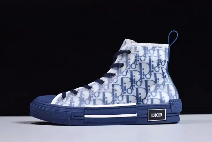 DR B23 High Top Oblique Sneaker Blue 0124