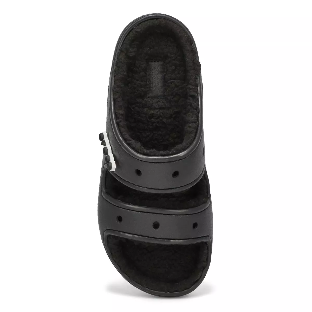 Cheap Crocs, Sandale CLASSIC COZZZY, noir, femmes 0123