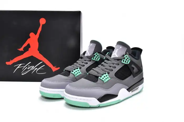 Cheap Air Jordan 4 Retro Green Glow 308497-033 0128