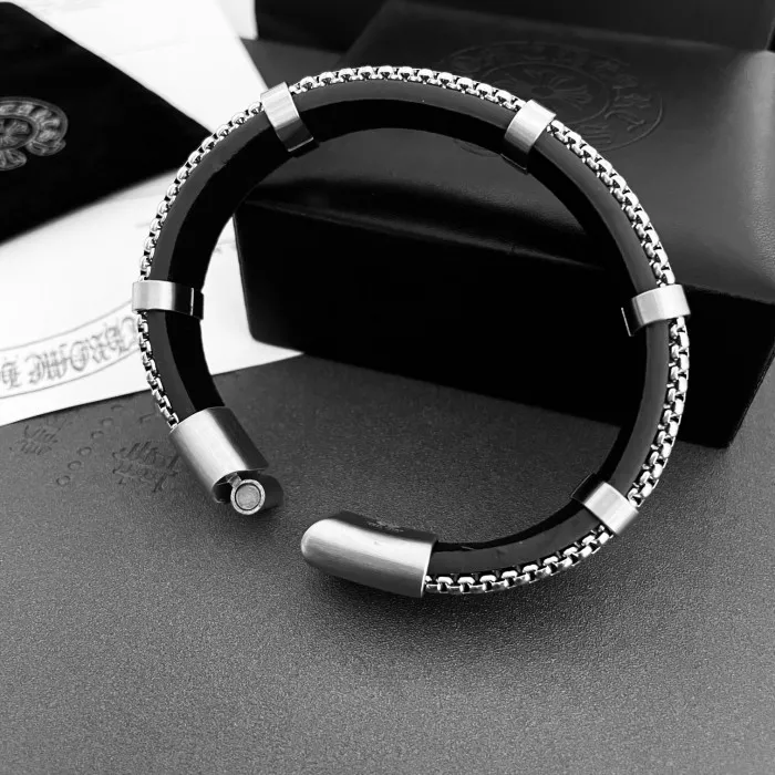 Affordable Chrome He@rts Bracelet 0117