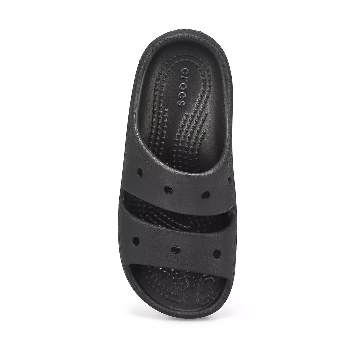 Cheap Crocs, Kids'  Classic Slide Sandal - Black 0123