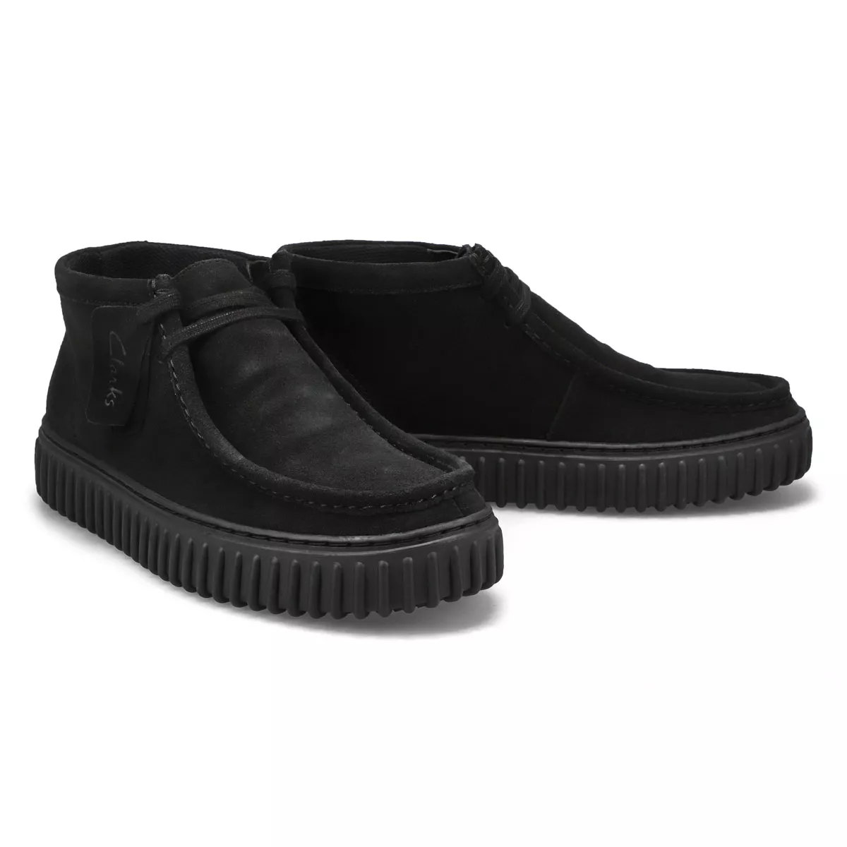 Affordable Clarks, Chukka TORHILL HI, noir, hommes 0119