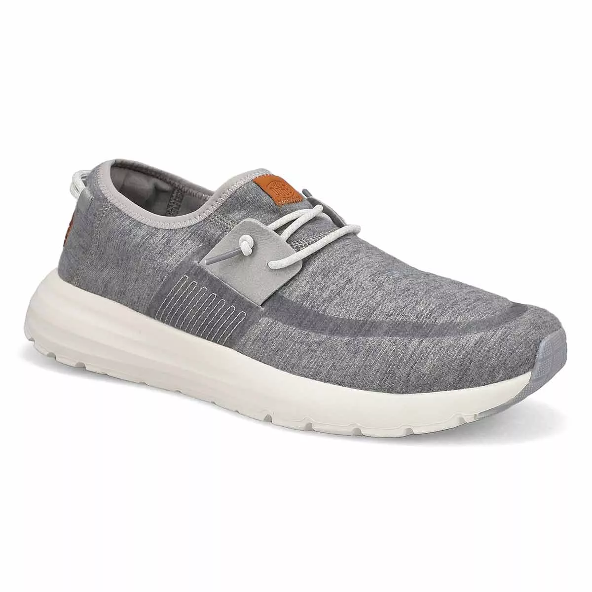 Affordable Heydude, Men's Sirocco Knit Sneaker - Light Grey White 0121