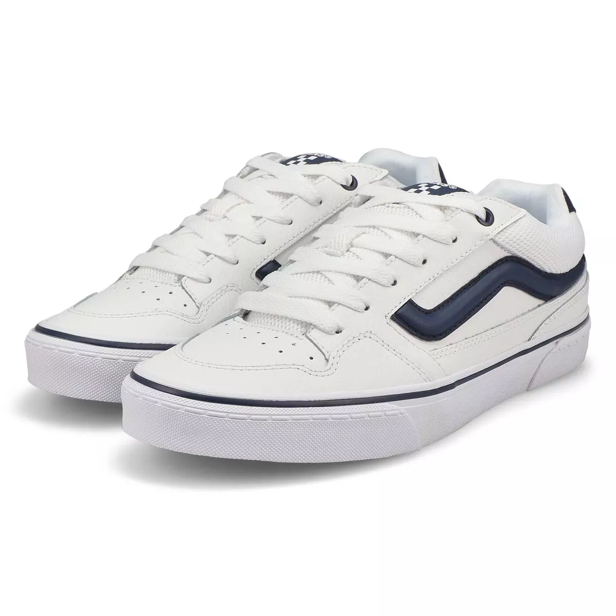 Cheap Vans, Men's Caldrone Sneaker - Blue White 0113