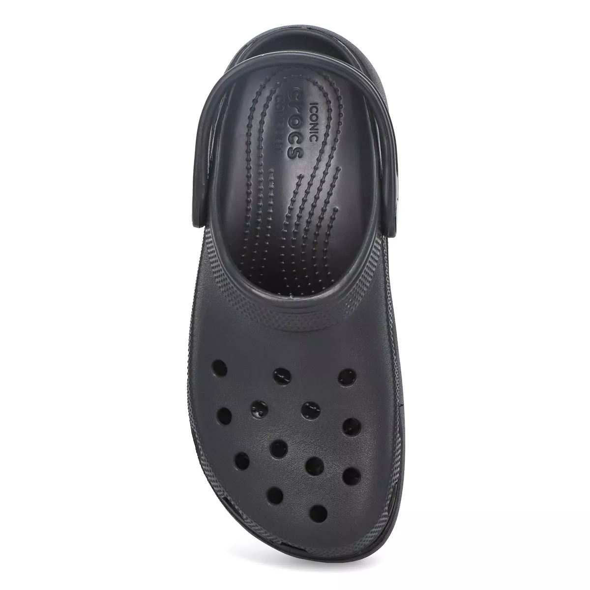 Cheap Crocs, Sabot à plateforme CLASSIC PLATFORM EVA, noir, femmes 0123