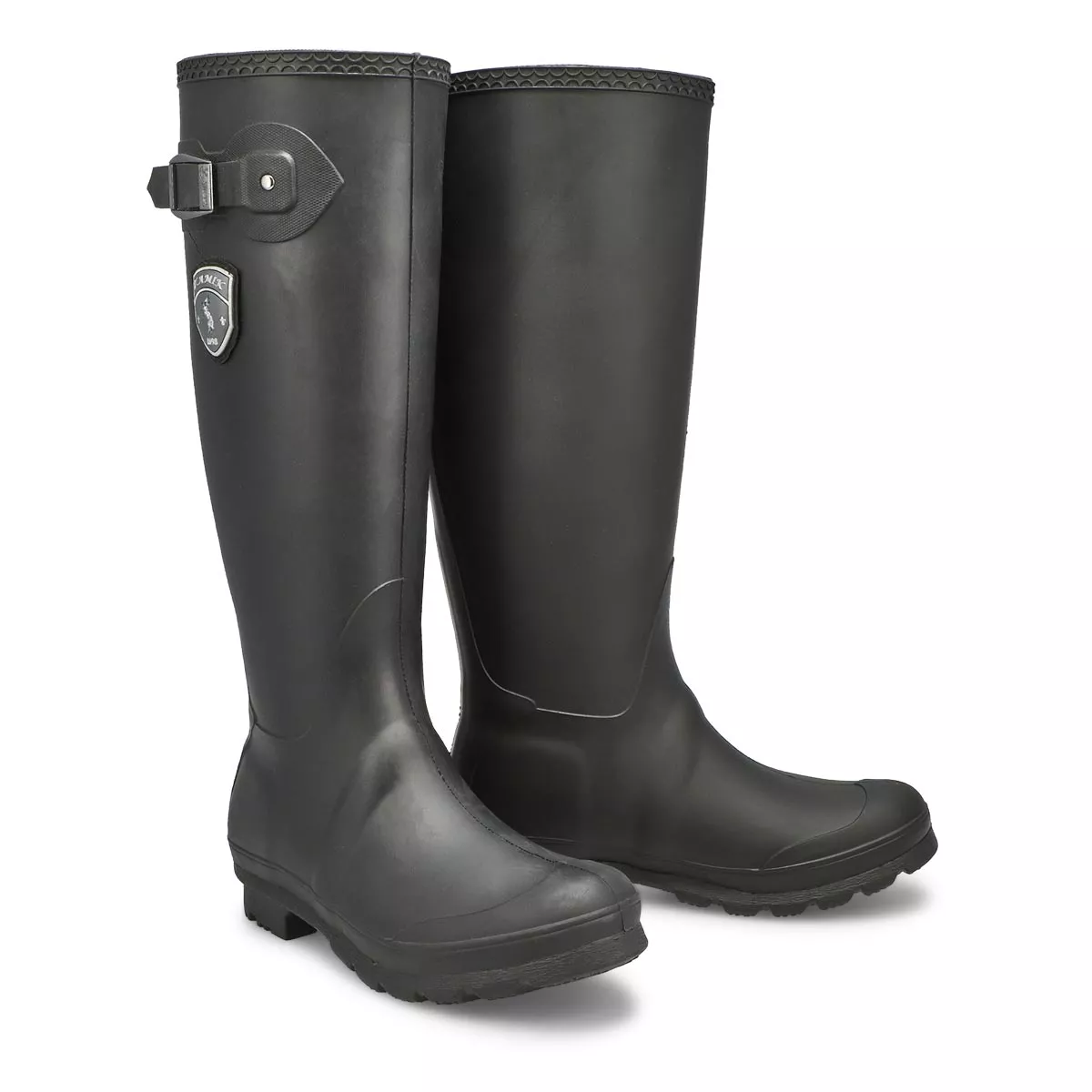 Affordable Kamik, Women's Jennifer Side Buckle Rain Boot - Black 0129