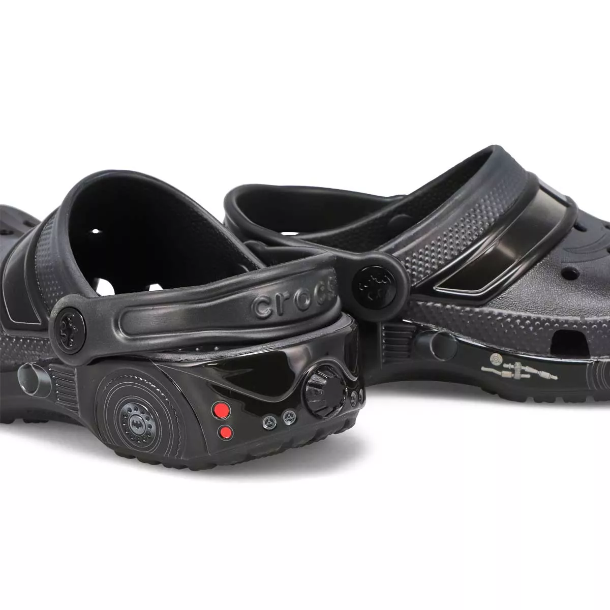 Affordable Crocs, Kids'  Batman Batmobile Classic EVA Comfort Clog - Black 0123