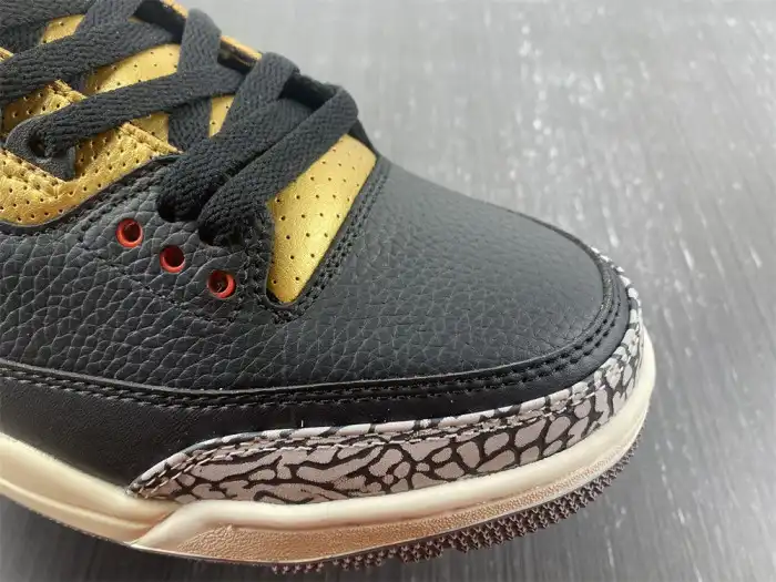 Cheap Air Jordan 3 WMNS Black Gold CK9246-067 0128