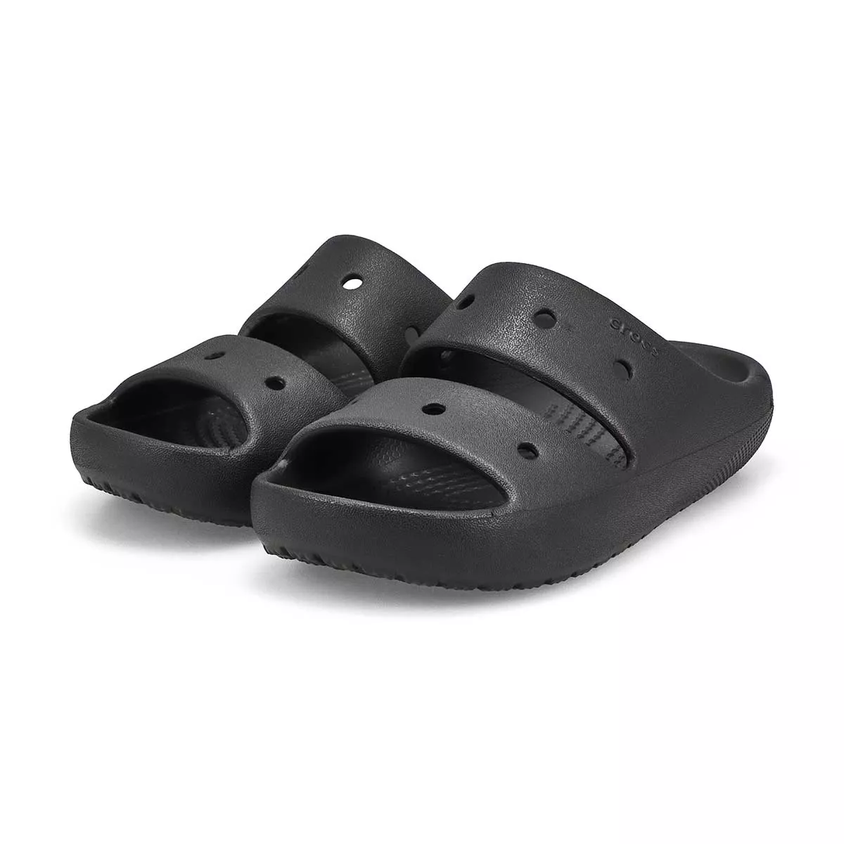 Cheap Crocs, Kids'  Classic Slide Sandal - Black 0123