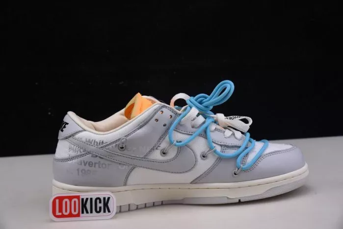 Cheap OFF-WHITE X NIKE SB DUNK LOW OW WHITE GREY BLUE DM1602-115 0113