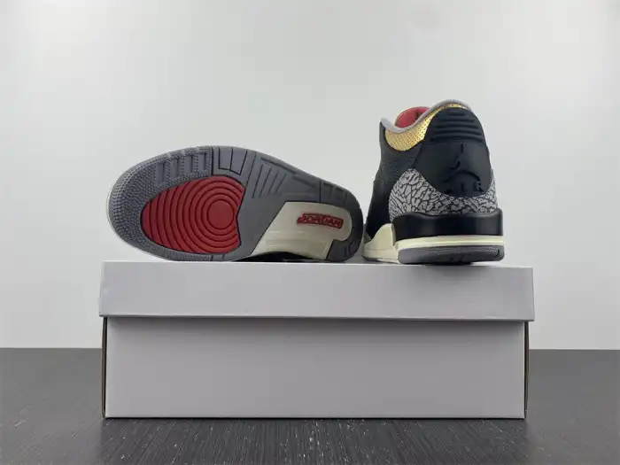 Cheap Air Jordan 3 WMNS Black Gold CK9246-067 0128