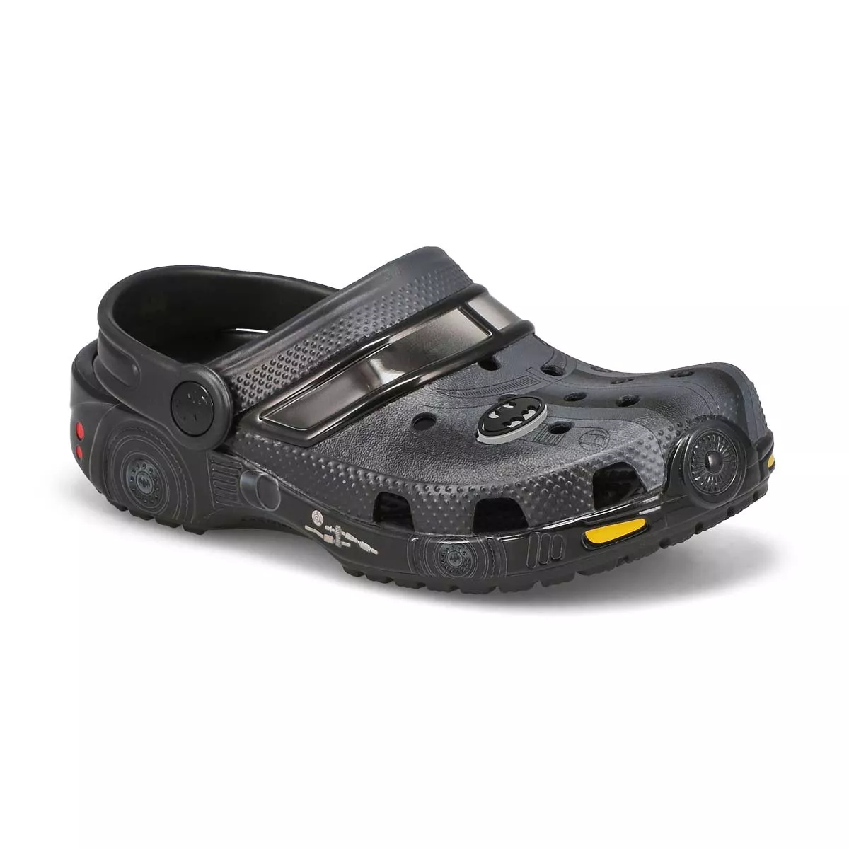 Affordable Crocs, Kids'  Batman Batmobile Classic EVA Comfort Clog - Black 0123