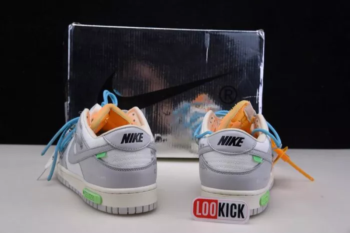 Cheap OFF-WHITE X NIKE SB DUNK LOW OW WHITE GREY BLUE DM1602-115 0113