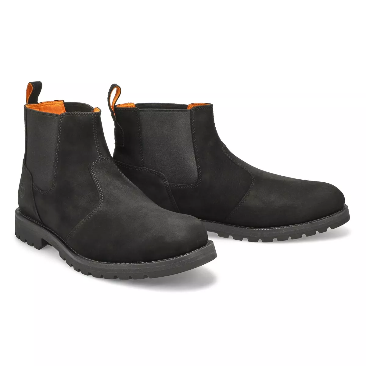 Affordable Timberland, Men's Redwood Falls Leather Chelsea Boot - Black 0125