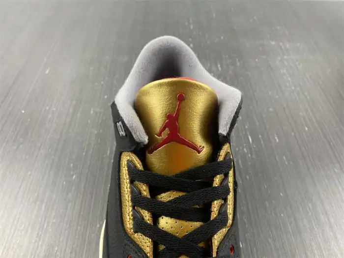 Cheap Air Jordan 3 WMNS Black Gold CK9246-067 0128